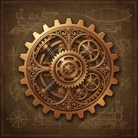金沙娱乐城蒸汽朋克齿轮标志